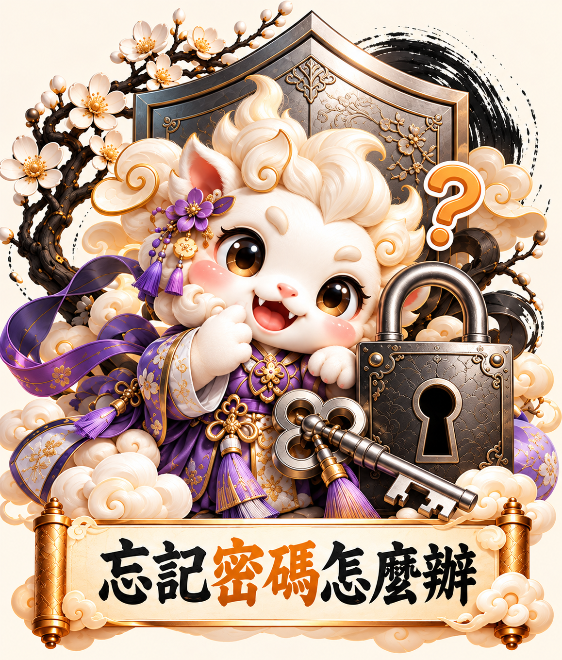 忘記密碼怎麼辦